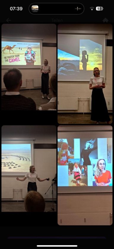 Frau Hirte aus Hamburg hat alle motiviert